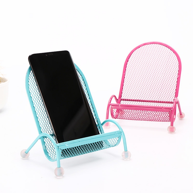 Creative mobile phone frame desktop lazy bracket artifact cute baby mobile phone chair bracket Android general purpose